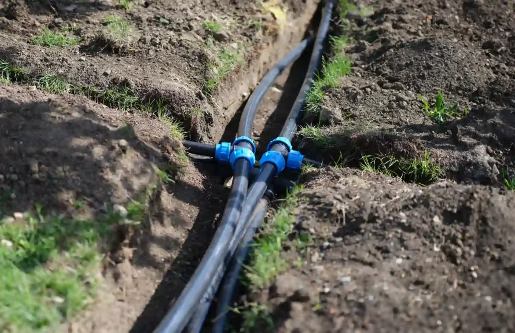 Instalación de riego y drenaje