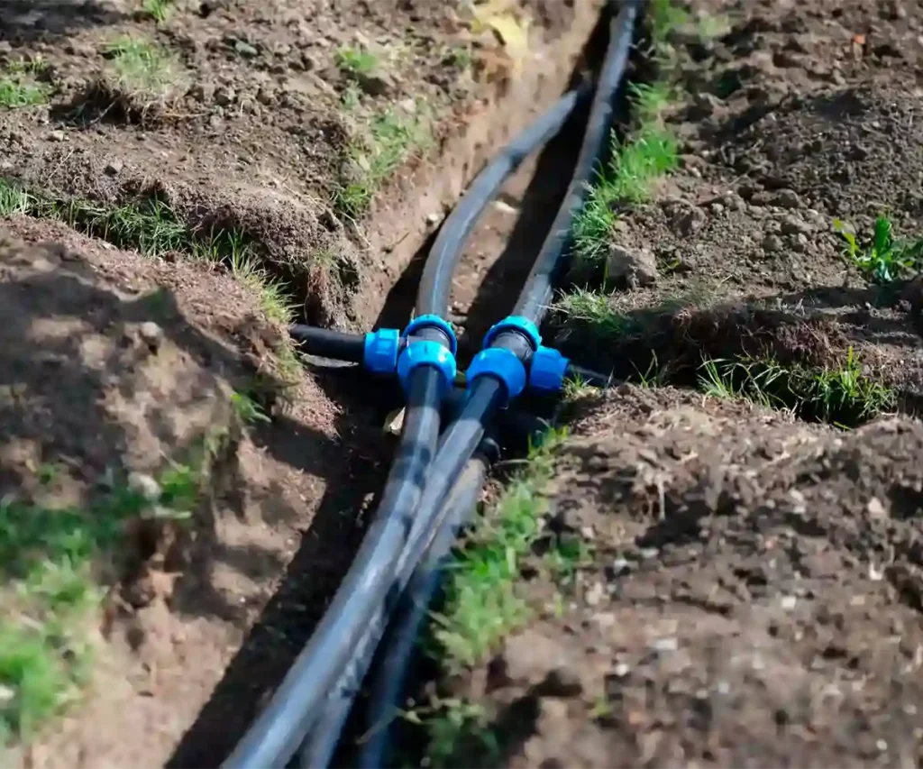 Instalación de riego y drenaje home