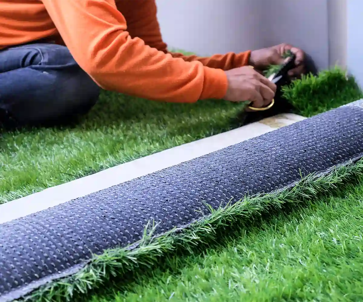 Colocacion de cesped artificial en Olesa